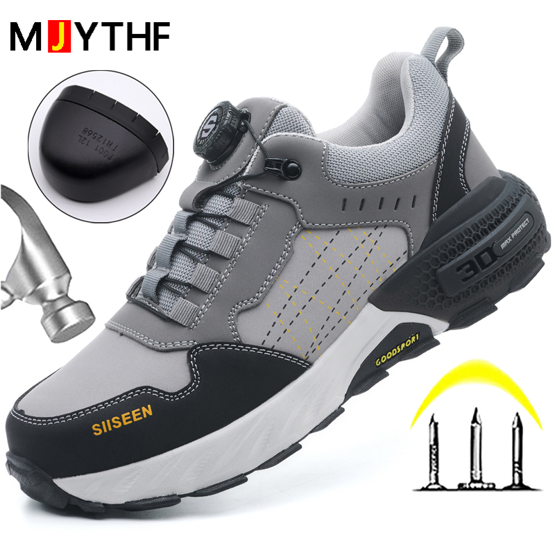 Black Leather Safety Shoes Sec - огляд і ціна Embroidery Garments
