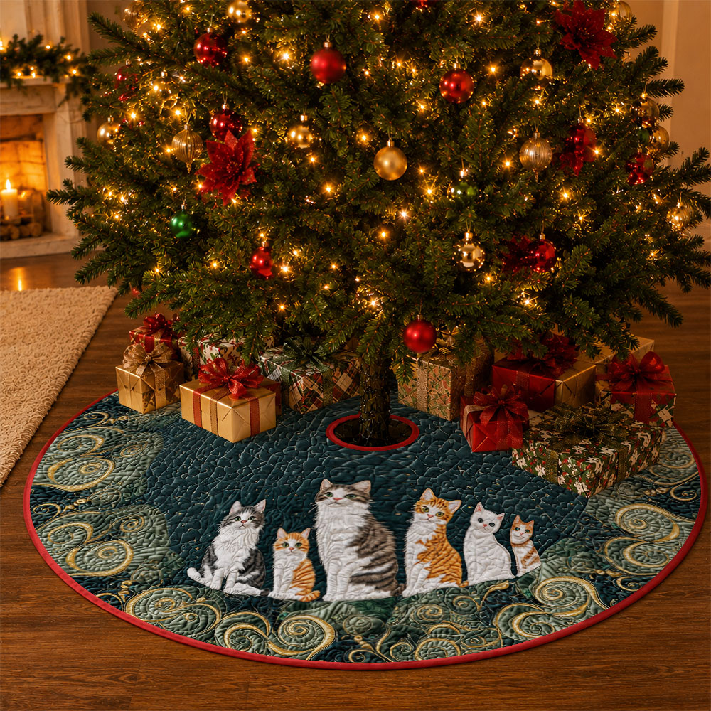 Jit 1pc Christmas Cat Swirl Pa - огляд і ціна Embroidery Xmas Tree