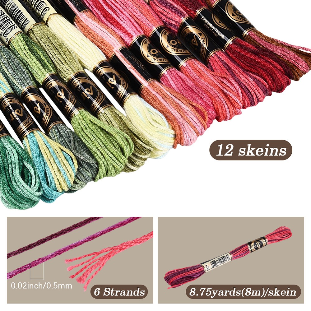105 Yards Stitch Floss Embroid - огляд і ціна Embroidery Floss