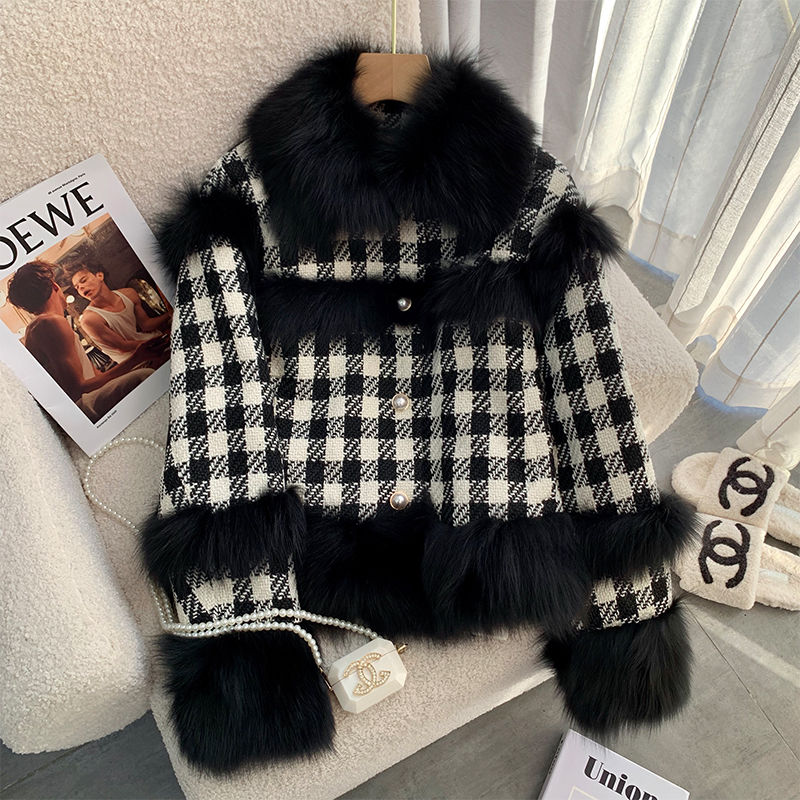Chic Women Faux Fox Fur Splice - огляд і ціна Embroidery Quilting