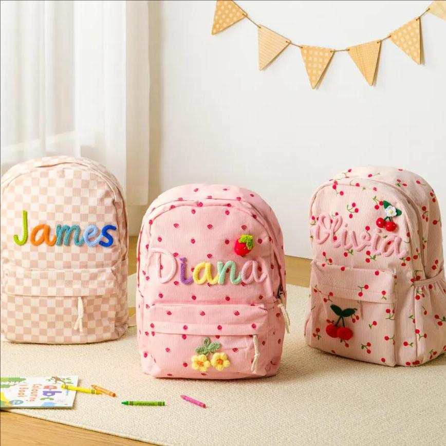 Custom Cute Backpack For Kids  - огляд і ціна Embroidery Name Designs