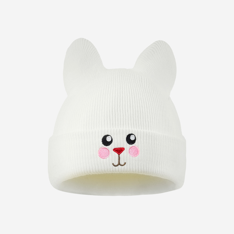 Soft Cat Ear Kids Beanie Cat F - огляд і ціна Embroidery Cat