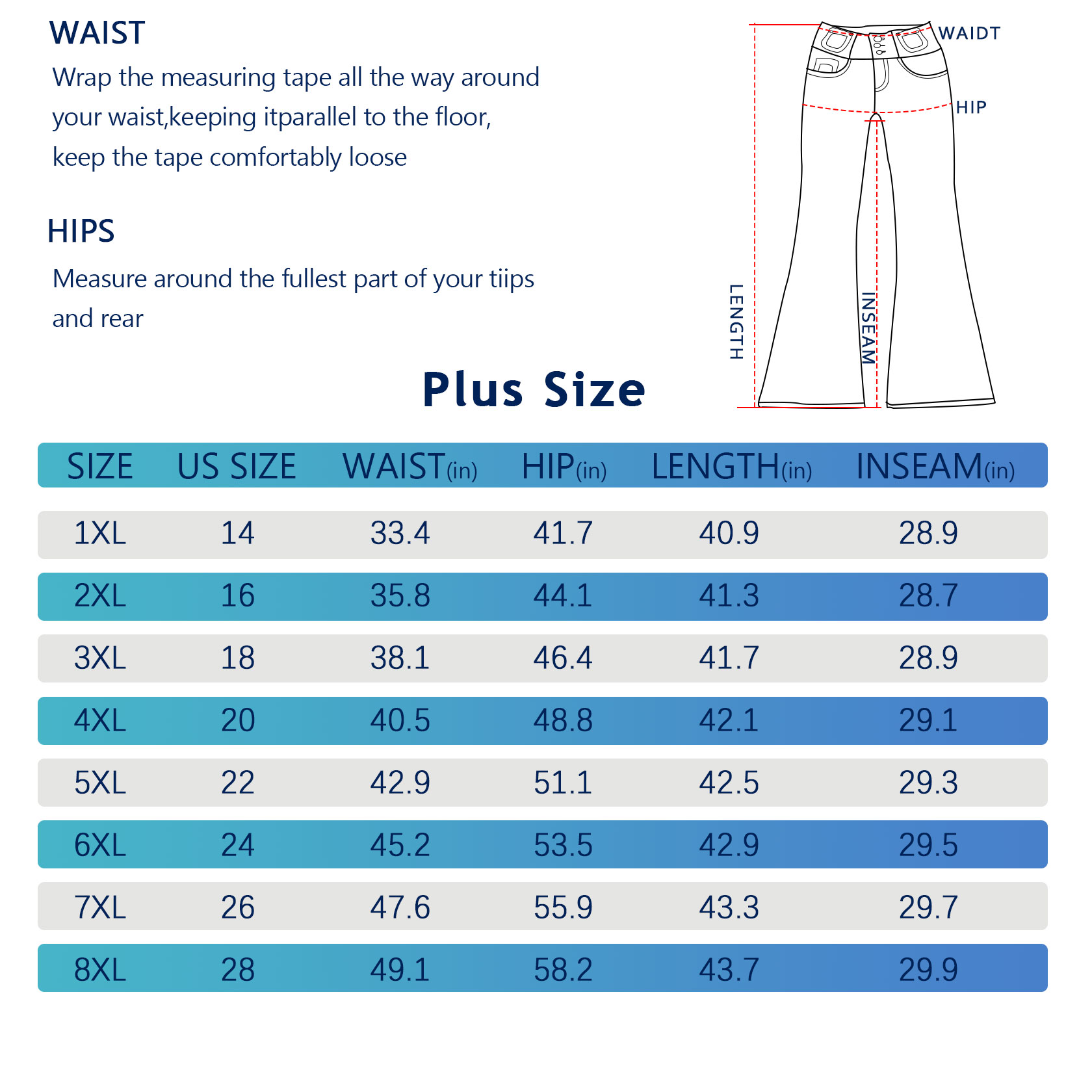 Plus-size women's medium blue  - огляд і ціна Embroidery Jeans