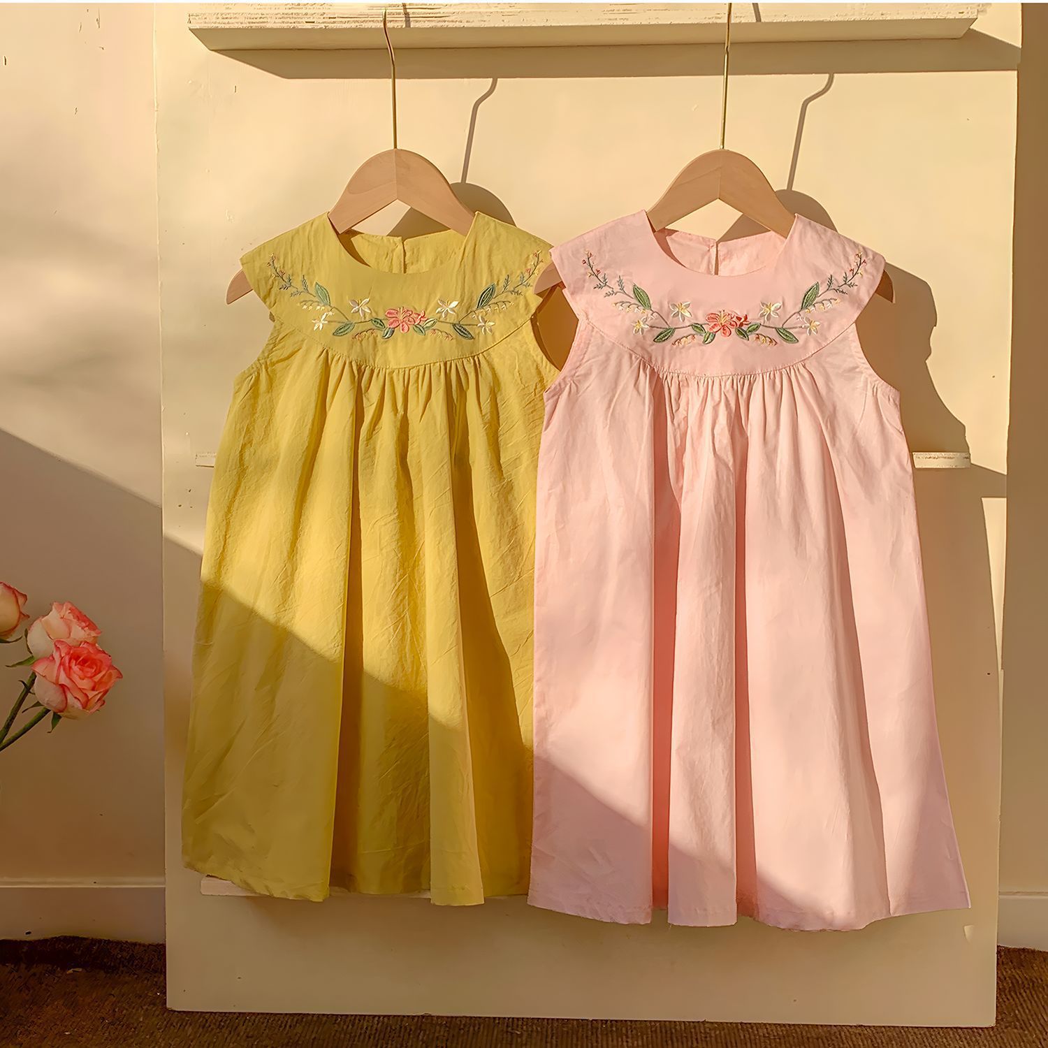 2-7-year-old Korean Version Su - огляд і ціна Embroidery Yellow Dress